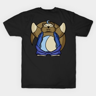 Tsukiyomi, Kami of the Tanuki Moon T-Shirt